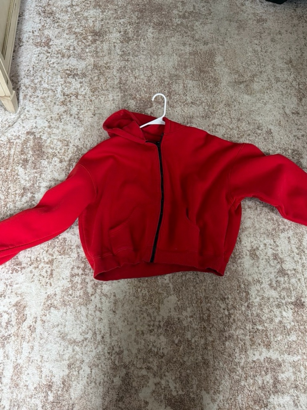 Booty by Brabants Red Zip Hoodie